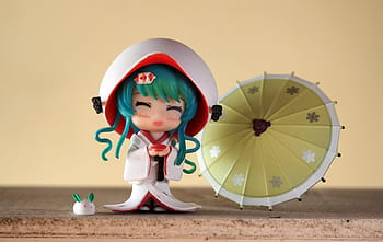 mladý, dívka, malý, roztomilý, miku, japonský, anime, kreslená pohádka, televize, série, charakter