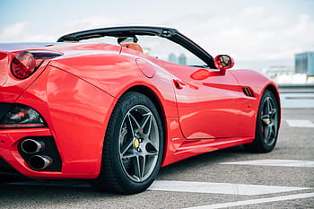 convertible, sports car, alloy wheels, chrome silencer, Cloud, Detail, Drive, Highway, Light, Motor, Paint
