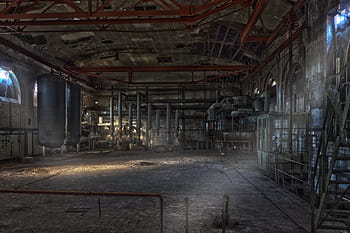 ztracená místa, továrna, pforphoto, průmysl, opuštěný, starý, atmosféra, průmyslový závod, propadl, minulost, budova