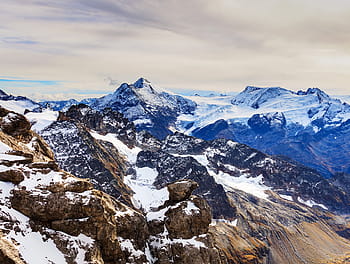 švýcarsko, obwalden, švýcarské Alpy, švýcarský, Alpy, Pohled, titlis, mount titlis, hora, krajina, vysokohorský