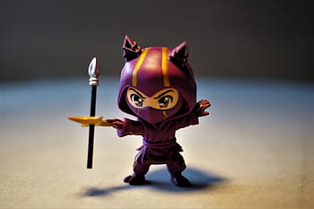 toy, small, cute, figurine, ninja, character, child, league, legends