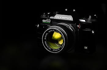 olympus, objektiv, Černá, Fotoaparát, fotografování