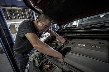 automatická oprava, výměna oleje, olej, auto, prodejna, opravit, práce, motor, služba, osoba, automobil