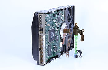 úniku dat, miniaturní figurky, binární čísla, zneužívání, hacker, Soukromí, krádež, datové úložiště, bezpečnostní, krádeže dat, pevný disk