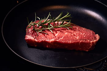 maso, hovězí pečeně, hovězí, Lahodné, jídlo, čerstvý, kus, jíst, potěr, steak, večeře