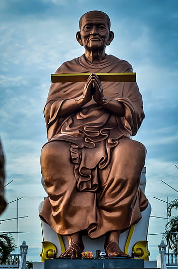thai monk, ayudhaya, thailand, thai, monk, buddhism, culture, traditional, religion, buddha, asia