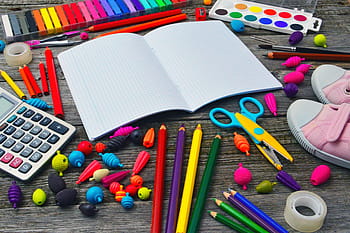 school times, school school supplies, brushes, crayon, education, school starts, school supplies, watercolor, school, ruler, pencils