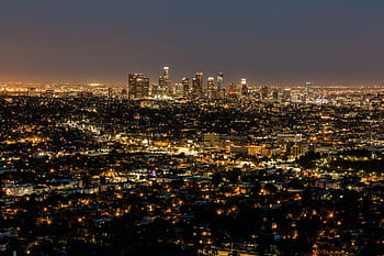los angeles cityscape, city and Urban, california, hD Wallpaper, uSA