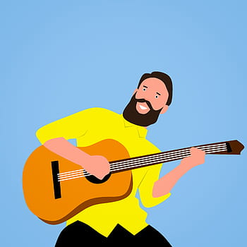 guitar player, beard, musician, guitar, acoustic, guitarist, instrument, lifestyle, man, music, artist