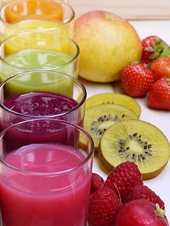 šťáva, smoothies, barvitý, sklenka, ovoce, čerstvý, bio, detox, detoxikovat, zdraví, zabránit