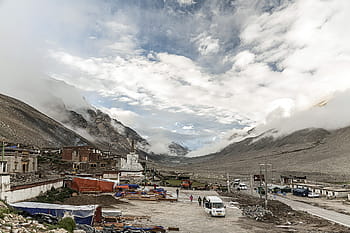 asia, autonomous region of tibet, china, highest monastery, mount everest, north side, tschomolangma, himalayas, meditation, religion, buddhism