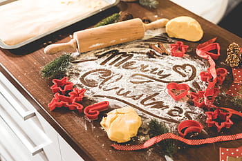 riang, huruf makanan natal, tepung, kue, natal, kue natal, liburan natal, permen natal, makanan huruf, liburan, dapur