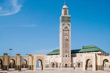 mosque, casablanca, morocco, islam, muslim, minaret, architecture, hassan ii mosque