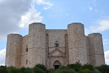 castel del monte, andria, osmiúhelník, Itálie, puglia, světového dědictví, frederick, hrad, pravidelný