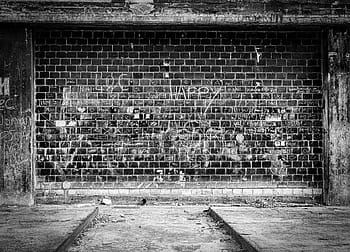 parete, dipingere, dipinto, arte, costruzione, architettura, ghetto, perso, posto, graffiti