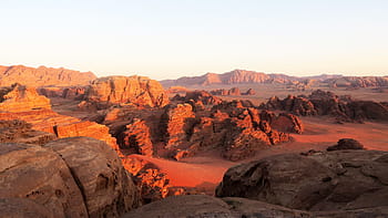 poušť, Jordán, wadi rum, divoký, pískovec, Příroda, krajina