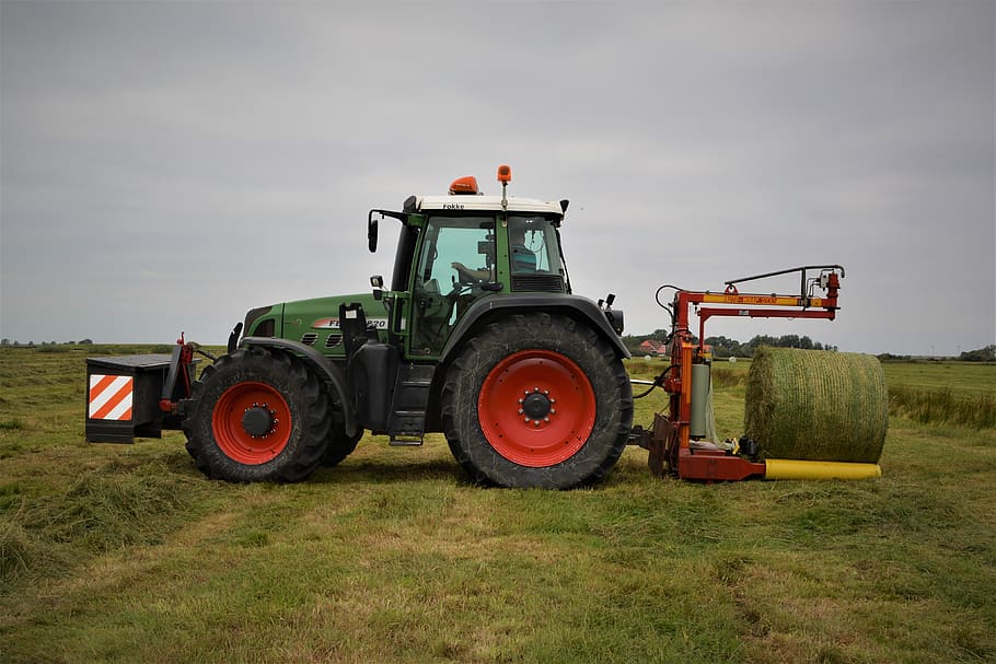 fendt, fendt 820, traktory, mzdové operace, Příroda, zemědělství, krmiva pro dobytek, pracovní stroj, rheiderland zahrnují a, kombajn, zemědělský stroj