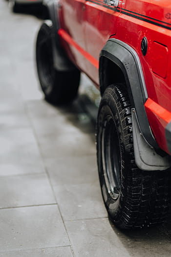 tua, merah, jeep cherokee, mobil, perjalanan, roda, di luar rumah, petualangan, jeep, pemandu sorak, mobil merah