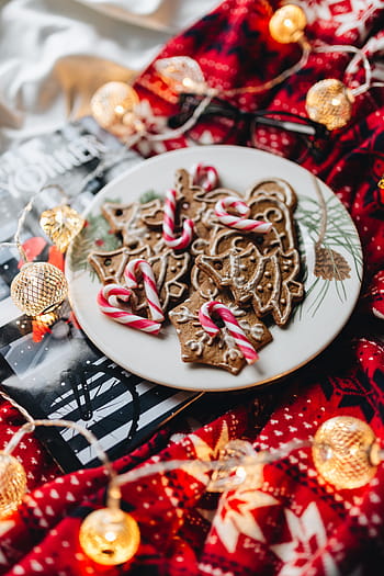 kue hiasan natal, manis, kue, liburan, roti jahe, makanan penutup, natal, xmas, meriah, desember