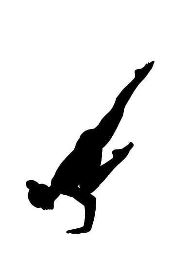silhuet, yoga, styrke, mennesker, kvinde, meditation, fitness, sundhed, dyrke motion, håndstand, pige