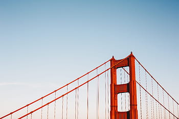 emas, pilar jembatan jembatan, arsitektur, jembatan, california, awan, pantai, ggb, gerbang emas, jembatan gerbang emas, ikon