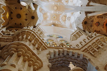 catedral, projetado, barcelona, ​​espanha, religião, arquitetura, cidade, Europa, igreja, espanhol, católica